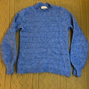 Sezane lya blue jumper sweater